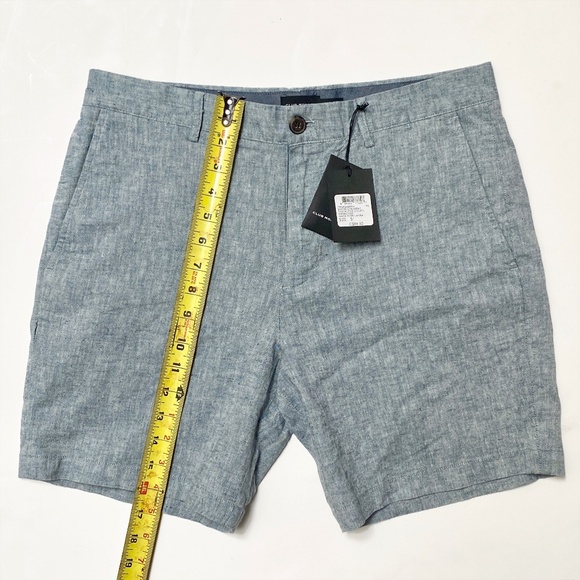 *Club Monaco* Baxter Chambray Linen 7" Shorts - Picture 8 of 13